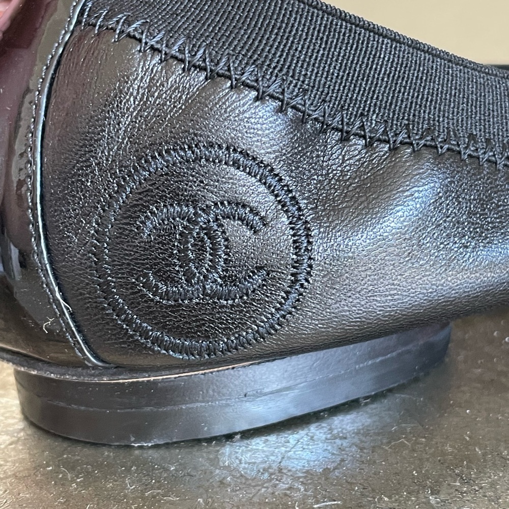 CHANEL Stretch Spirit Interlocking CC Logo Ballet Flats - Picture 6 of 12